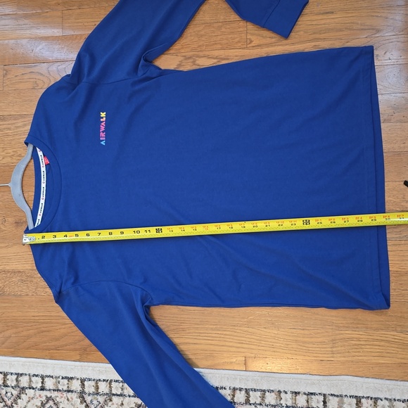 AIRWALK BRAND MEN'S BLUE LONG SLEEVE TEE-SHIRT SIZE MEDIUM - Picture 13 of 16